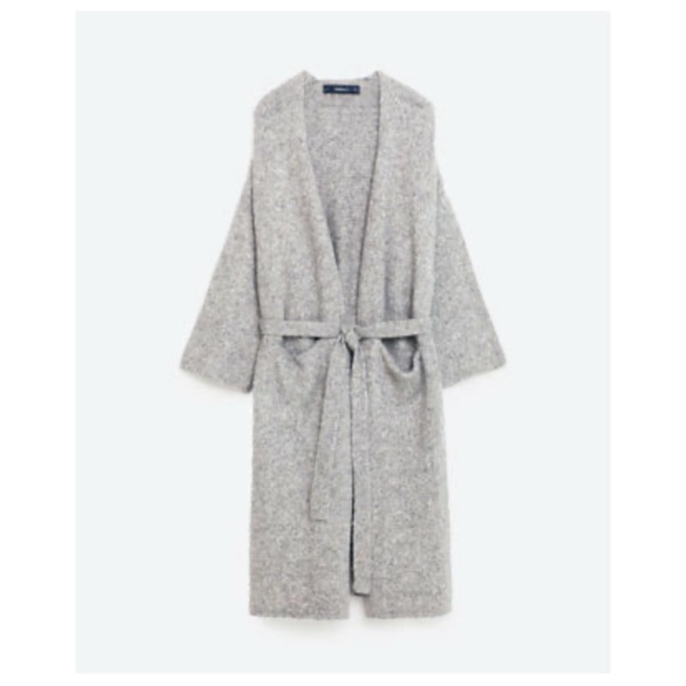 Zara Knit | belted cardigan